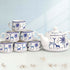 Ceramic Stag Blue Morning Tea Set - 6 Tea Cups, 1 Kettle - The Earth Store - Tea Sets